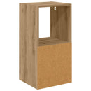 vidaXL Éjjeli asztal fiókkal Artisan tölgy 35 x 32 x 68,5 cm Faanyag
