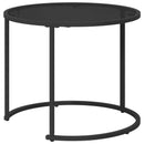 vidaXL Kávasztal Szett 2 pcs 55 x 55 x 45 cm acél