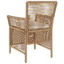 vidaXL Kültéri szék párnával 4 pcs Beige és krém polirattan