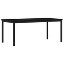 vidaXL Étkezőasztalok 2 pcs 180 x 90 x 75 cm Faanyag
