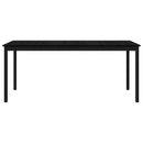 vidaXL Étkezőasztalok 2 pcs 180 x 90 x 75 cm Faanyag