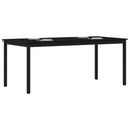 vidaXL Étkezőasztalok 2 pcs 180 x 90 x 75 cm Faanyag