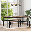 vidaXL Étkezőasztalok 2 pcs 180 x 90 x 75 cm Faanyag