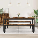 vidaXL Étkezőasztalok 2 pcs 180 x 90 x 75 cm Faanyag