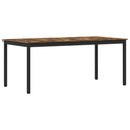 vidaXL Étkezőasztalok 2 pcs 180 x 90 x 75 cm Faanyag