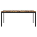 vidaXL Étkezőasztalok 2 pcs 180 x 90 x 75 cm Faanyag