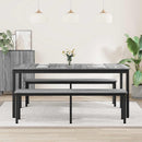 vidaXL Étkezőasztalok 2 pcs 180 x 90 x 75 cm Faanyag