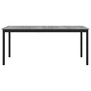 vidaXL Étkezőasztalok 2 pcs 180 x 90 x 75 cm Faanyag