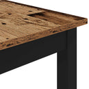vidaXL Étkezőasztalok 2 pcs 180 x 90 x 75 cm Faanyag Négyszögletes