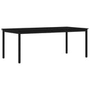 vidaXL Étkezőasztalok 2 pcs 200 x 100 x 75 cm Faanyag