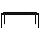 vidaXL Étkezőasztalok 2 pcs 200 x 100 x 75 cm Faanyag