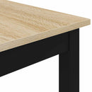 vidaXL Étkezőasztalok 2 pcs 200 x 100 x 75 cm Faanyag