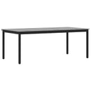 vidaXL Étkezőasztalok 2 pcs 200 x 100 x 75 cm Faanyag
