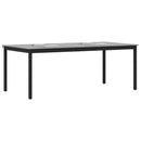 vidaXL Étkezőasztalok 2 pcs 200 x 100 x 75 cm Faanyag