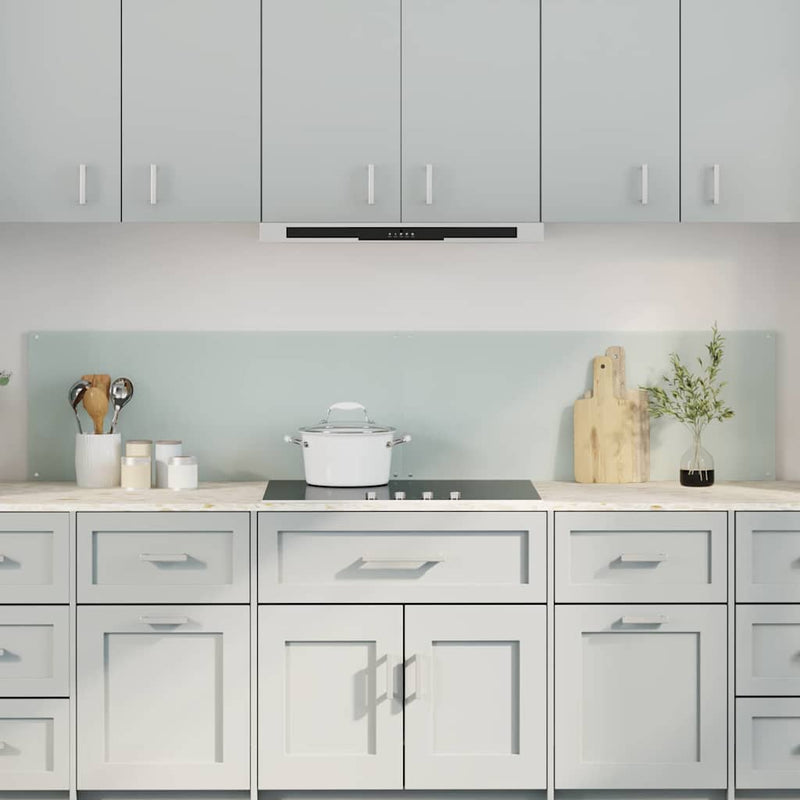 vidaXL Konyhai splashback 2 pcs Fehér 100 x 40 cm edzett üveg