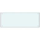 vidaXL Konyhai splashback 2 pcs Fehér 100 x 40 cm edzett üveg