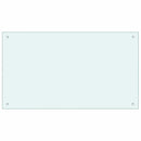 vidaXL Konyhai splashback 2 pcs Fehér 100 x 60 cm edzett üveg