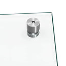 vidaXL Konyhai splashback 2 pcs Átlátszó 90 x 40 cm edzett üveg