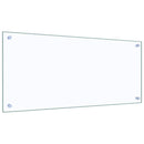 vidaXL Konyhai splashback 2 pcs Átlátszó 90 x 40 cm edzett üveg