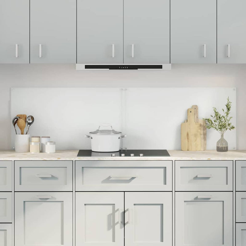 vidaXL Konyhai splashback 2 pcs Átlátszó 90 x 50 cm edzett üveg