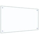 vidaXL Konyhai splashback 2 pcs Átlátszó 90 x 50 cm edzett üveg