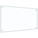 vidaXL Konyhai hátfal 2 pcs Átlátszó 90 x 50 cm edzett üveg