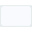 vidaXL Konyhai splashback 2 pcs Átlátszó 90 x 60 cm edzett üveg