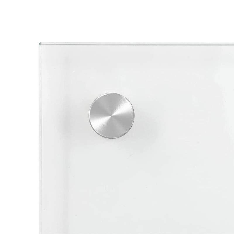 vidaXL Konyhai splashback 2 pcs Átlátszó 100 x 40 cm edzett üveg