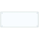 vidaXL Konyhai splashback 2 pcs Átlátszó 100 x 40 cm edzett üveg