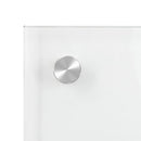 vidaXL Konyhai splashback 2 pcs Átlátszó 100 x 60 cm edzett üveg