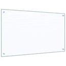 vidaXL Konyhai splashback 2 pcs Átlátszó 100 x 60 cm edzett üveg