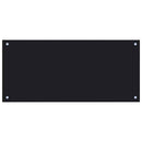 vidaXL Konyhai splashback 2 pcs Fekete 90 x 40 cm edzett üveg