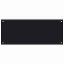 vidaXL Konyhai splashback 2 pcs Fekete 100 x 40 cm edzett üveg