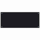 vidaXL Konyhai hátfal 2 pcs Fekete 100 x 40 cm edzett üveg