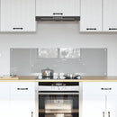 vidaXL Konyhai hátfal 2 pcs Világosszürke 70 x 40 cm edzett üveg