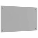 vidaXL Konyhai hátfal 2 pcs Világosszürke 70 x 40 cm edzett üveg