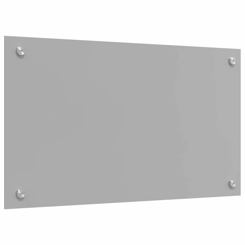 vidaXL Konyhai splashback 2 pcs Világosszürke 70 x 40 cm edzett üveg