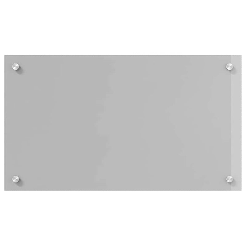 vidaXL Konyhai splashback 2 pcs Világosszürke 70 x 40 cm edzett üveg