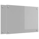 vidaXL Konyhai splashback 2 pcs Világosszürke 70 x 50 cm edzett üveg