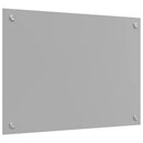 vidaXL Konyhai splashback 2 pcs Világosszürke 70 x 50 cm edzett üveg