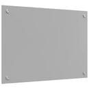 vidaXL Konyhai hátfal 2 pcs Világosszürke 70 x 50 cm edzett üveg
