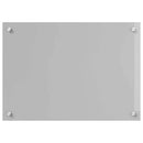 vidaXL Konyhai splashback 2 pcs Világosszürke 70 x 50 cm edzett üveg