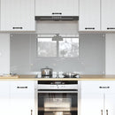 vidaXL Konyhai hátfal 2 pcs Világosszürke 70 x 60 cm edzett üveg