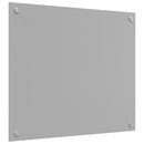 vidaXL Konyhai hátfal 2 pcs Világosszürke 70 x 60 cm edzett üveg