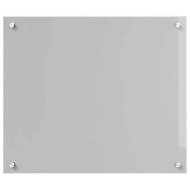 vidaXL Konyhai splashback 2 pcs Világosszürke 70 x 60 cm edzett üveg