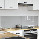 vidaXL Konyhai hátfal 2 pcs Világosszürke 80 x 40 cm edzett üveg