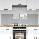 vidaXL Konyhai hátfal 2 pcs Világosszürke 80 x 50 cm edzett üveg