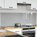 vidaXL Konyhai hátfal 2 pcs Világosszürke 80 x 50 cm edzett üveg