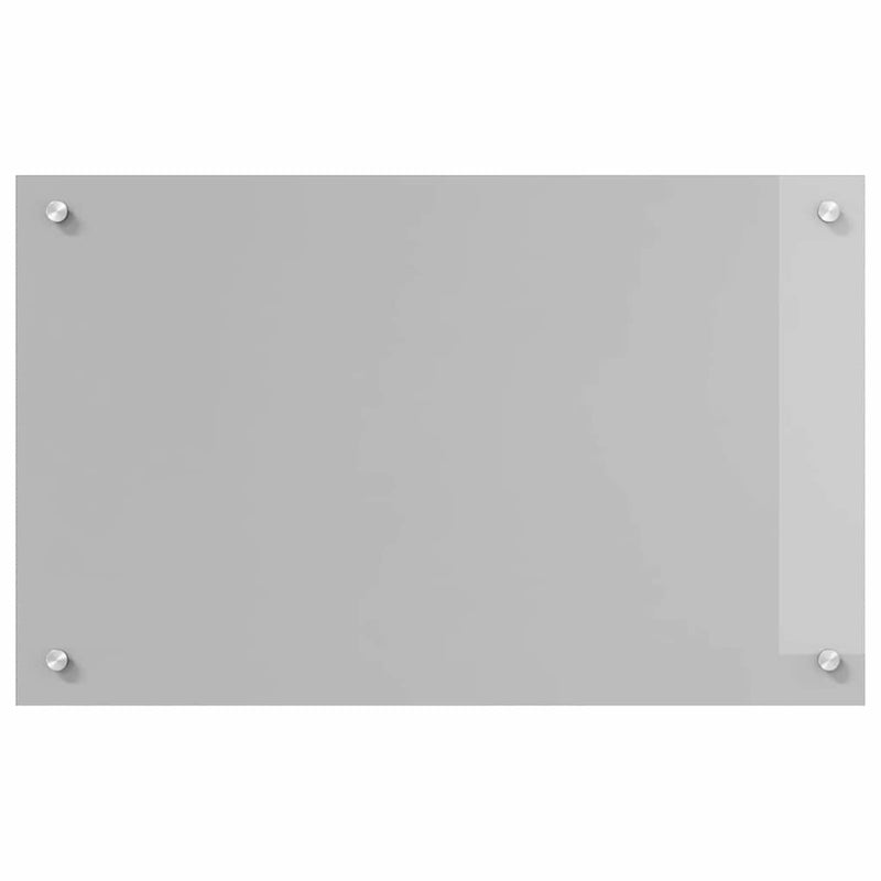 vidaXL Konyhai splashback 2 pcs Világosszürke 80 x 50 cm edzett üveg