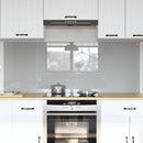 vidaXL Konyhai hátfal 2 pcs Világosszürke 80 x 60 cm edzett üveg